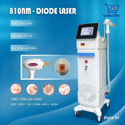 Triệt lông lạnh diode hàn băng